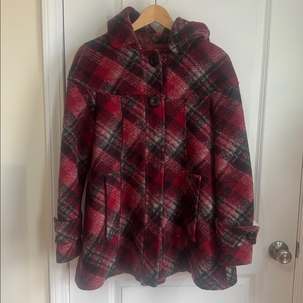 Wool trench coat